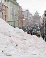 Более 21 тысячи кубометров снега было вывезено с улиц Нижнего Новгорода в ночь на 14 декабря