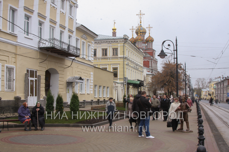 Торжественная церемония открытия улицы Рождественской прошла в Нижнем Новгороде 4 ноября