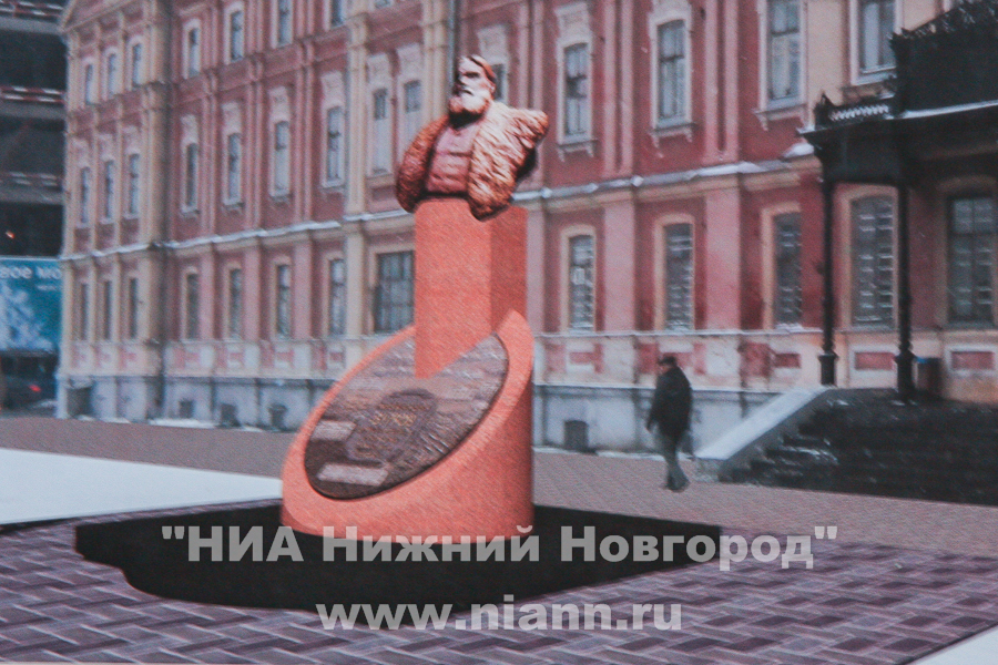 Глава администрации Нижнего Новгорода Олег Кондрашов утвердил окончательный вариант скульптуры купцу Николаю Бугрову