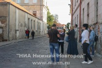 Группа нижегородских журналистов на обзорной экскурсии в Каунасе – древней столице Литвы