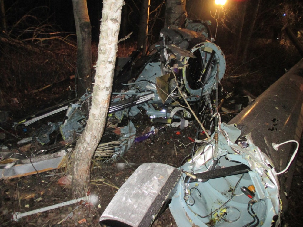Упавший в Кстовском районе вертолет принадлежал нижегородскому ООО НаноСтройИнвест