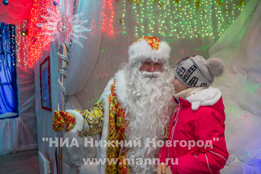 Резиденция Деда Мороза торжественно открылась в Нижегородском кремле 15 декабря