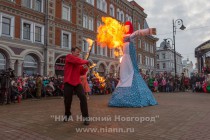 Праздник Масленицы отмечают в Нижнем Новгороде