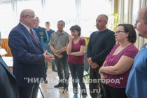 Губернатор Нижегородской области Валерий Шанцев встретился с родителями детей, пострадавших утром 21 мая в ДТП