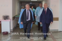 Губернатор Нижегородской области Валерий Шанцев посетил детскую областную клиническую больницу, где находятся пострадавшие в ДТП утром 21 мая