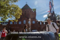 Официальное открытие первых общественных питьевых фонтанов в Нижегородском кремле