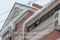 Состояние улиц Нижнего Новгорода после затяжного снегопада
