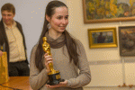Этот Оскар выдан в 1994 году Американской академии киноискусства фильму режиссёра Никиты Михалкова Утомлённые солнцем, в номинации Лучший иностранный фильм