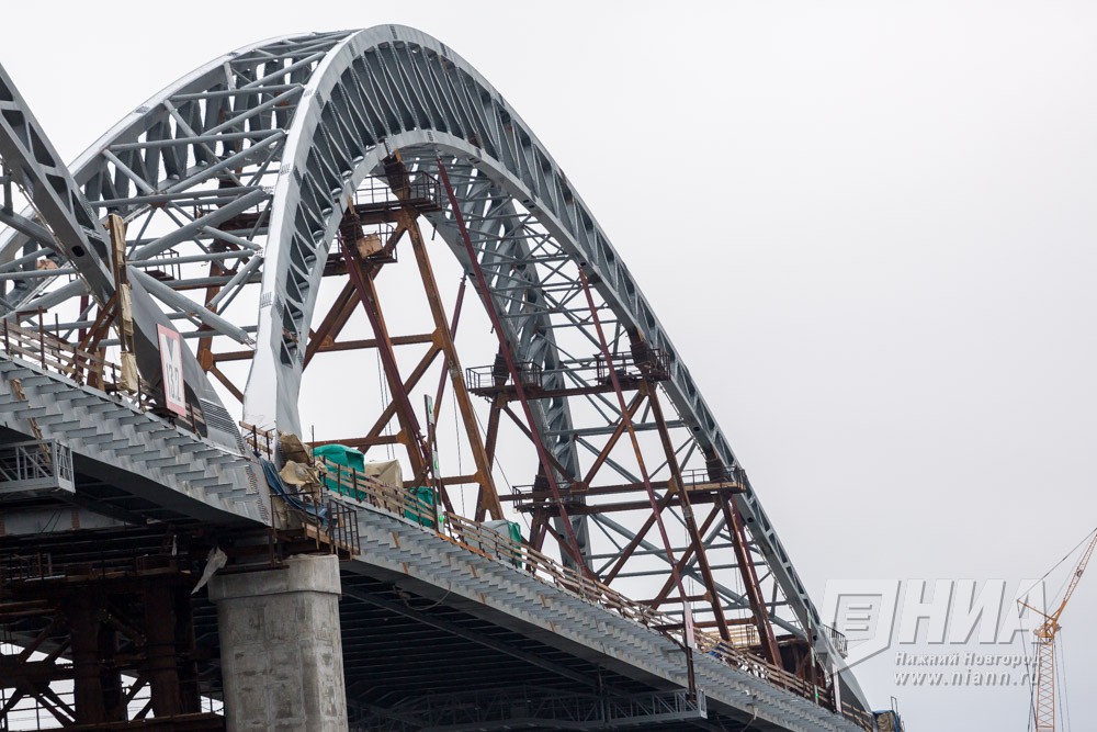 Строительство дублёра Борского моста