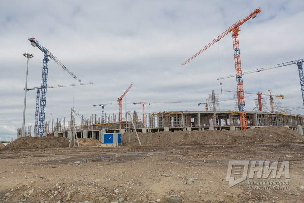 Строительство стадиона к ЧМ в Нижнем Новгороде