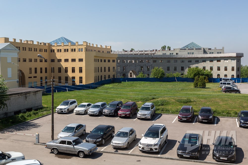 Строящийся Дом правительства Нижегородской области