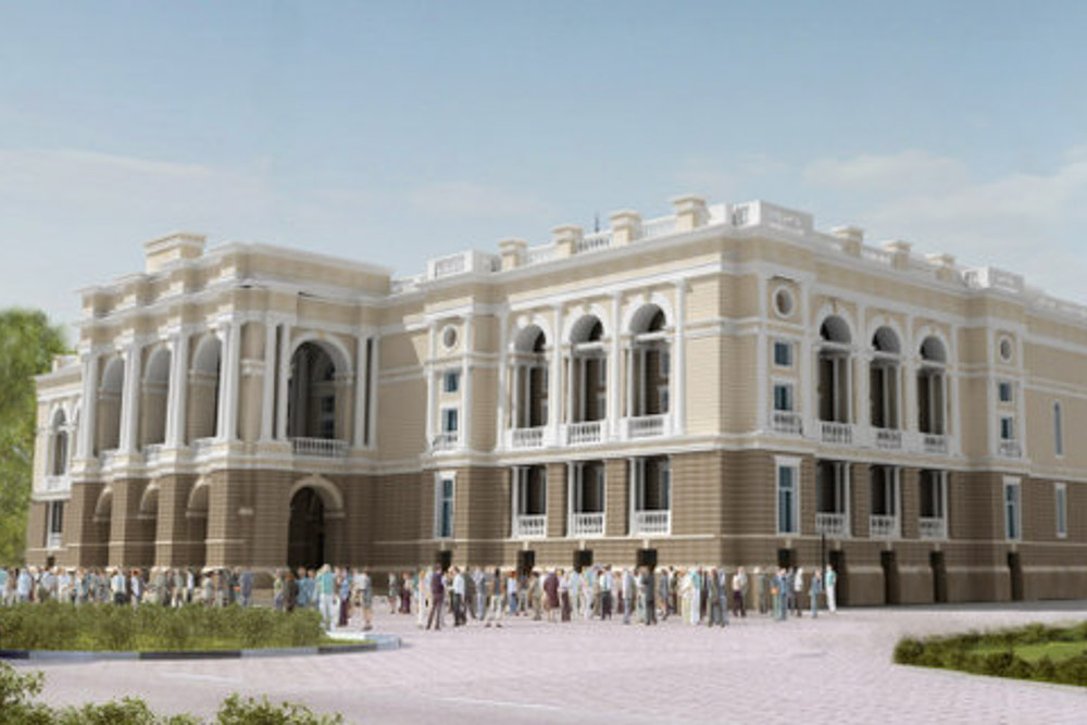 Эскизный проект здания оперного театра
