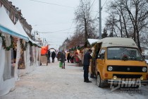 Открытие праздничной площадки Зимовка на Рождественской в Нижнем Новгороде