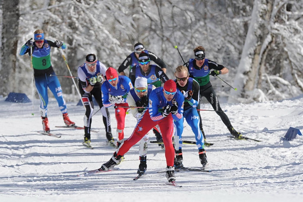 Командные состязания по лыжным гонкам