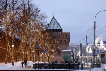 Новогоднее настроение на улицах Нижнего Новгорода