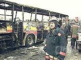 В Москве сгорел автобус с челноками