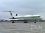 Аварийную посадку из-за аварии двигателя совершил в Сургуте лайнер Ту-154