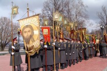 Построение перед началом Крестного хода