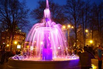 Открытие фонтана на площади Минина и Пожарского