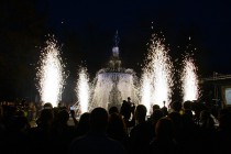 Открытие фонтана на площади Минина и Пожарского