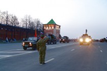 Репетиция парада специально была назначена на вечер, чтобы не затруднять движение общественного транспорта