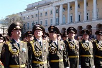 Парадная коробка представителей ГУ МЧС России по Нижегородской области