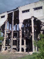 Место трагедии. Заброшенный завод в п.Киселиха