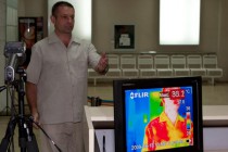 Презентация работы тепловизора (13.08.2009)