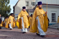 Фоторепортаж: Патриарх Московский и всея Руси Кирилл освятил Феодоровский собор в Городце Нижегородской области (12.09.2009)