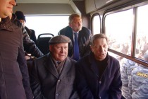 Валерий Шанцев и Александр Жуков одними из первых проехали по новому мосту