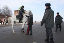Некоторые лошади нервничали из-за большого числа фото- и видеокамер