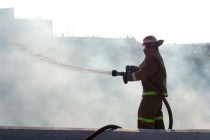 Пожарные незамедлительно приступили к ликвидации возгорания