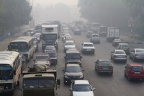 Задымление в Нижнем Новгороде, вызванное лесными пожарами (01/07/2010)