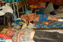 Спаслись! Жителей сгоревших сел в Выксунском районе на ночь разместили в городской школе