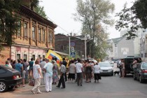 В пикете приняли участие около 50 человек