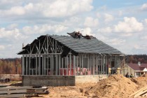 Строительство новых домов для погорельцев