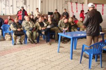 Общее собрание перед началом соревнований