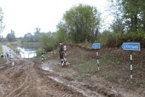 Ширина реки Клязьма в районе форсирования составляла 160 метров, глубина – 2,2 метра