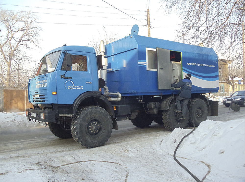 Водоканал нижний новгород канавинский. КАМАЗ водоканала Нижний Новгород. Спецтехника водоканала. Машина водоканала. Водоканал техника.