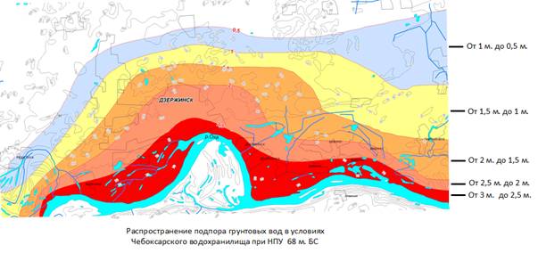 Карта подтопления нижний новгород