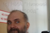 Некрополист Анатолий Москвин по дороге в зал суда