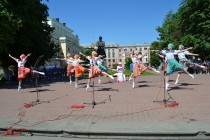 Выступление танцевального коллектива