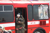 Пожарные незамедлительно прибыли к месту происшествия