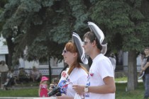 Участники историко-патриотической акции Спасителям Отечества благодарная Россия