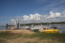 Яхты перед стартом