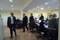 Олег Кондрашов осмотрел помещения офиса водоканала