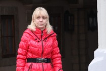 Участница соревнований вместе со своим питомцем