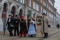 Торжественное открытие первой очереди реконструируемой улицы  Рождественской в Нижнем Новгороде