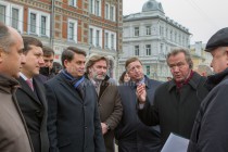 Торжественное открытие первой очереди реконструируемой улицы  Рождественской в Нижнем Новгороде