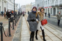 Торжественное открытие первой очереди реконструируемой улицы  Рождественской в Нижнем Новгороде